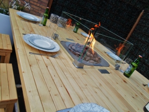 4 BBQ Tafel